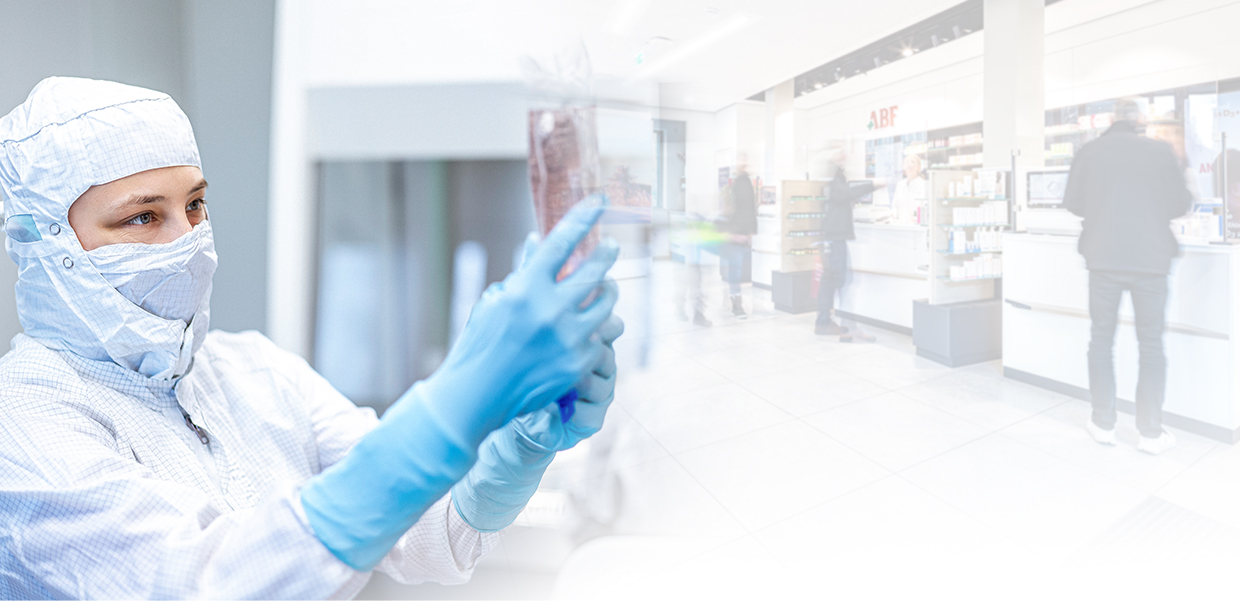Die ABF-Apotheke zeigt pharmazeutische Herstellung im Reinraumlabor